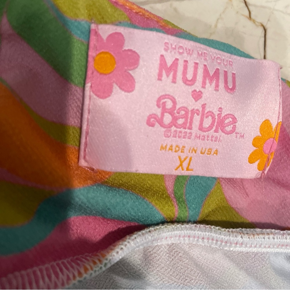 Show Me Your MuMu Pink Multi Halter Mini Dress - Picture 6 of 10